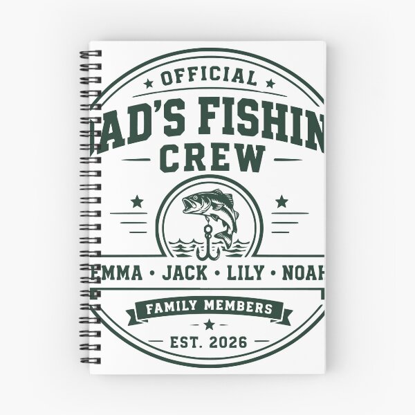 Item preview, Dad's Fishing Crew Family Angler Outdoor Design designed and sold by TeeVerse27.