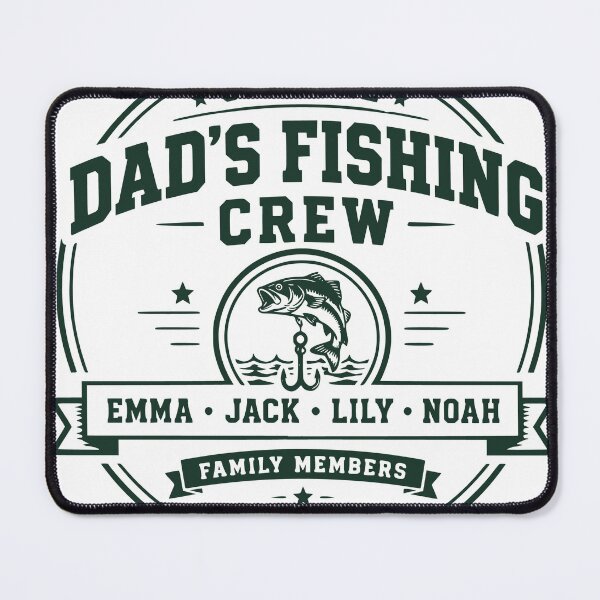 Item preview, Dad's Fishing Crew Family Angler Outdoor Design designed and sold by TeeVerse27.