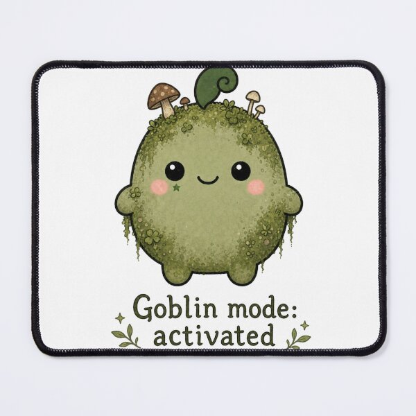 Item preview, Goblin Mode Activated Goblincore Mascot designed and sold by srinig.