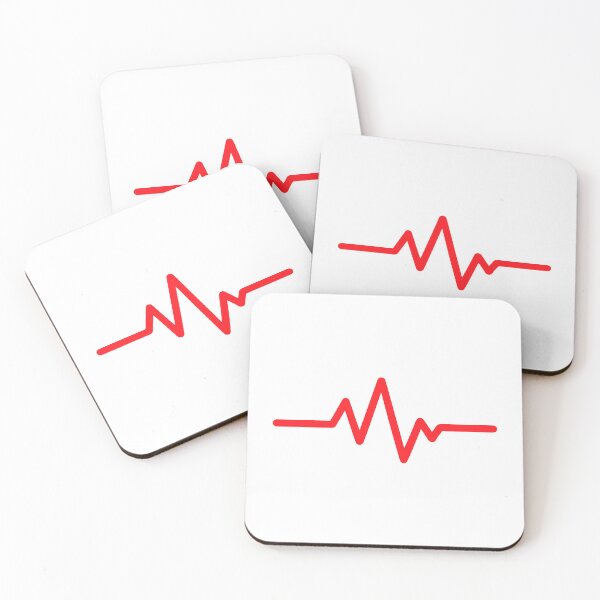Item preview, Heart ECG Heartbeat EKG Medical Cardiology Love Symbol designed and sold by VectorForge Studio.