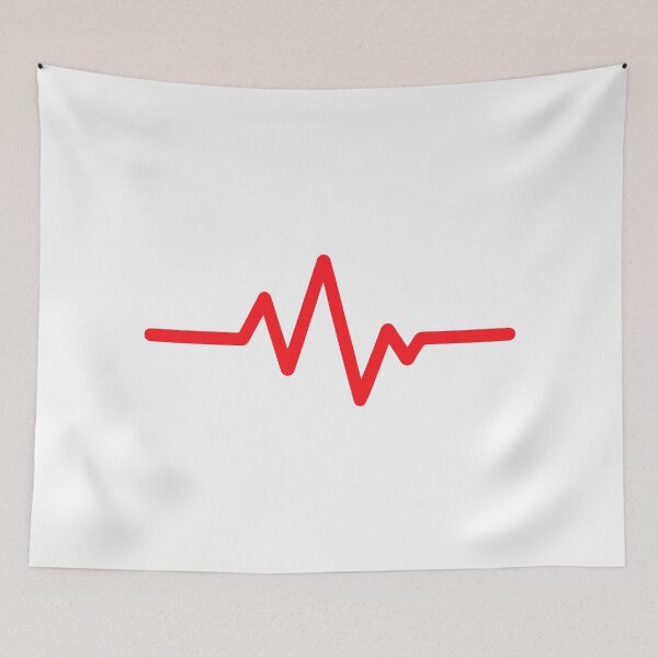Item preview, Heart ECG Heartbeat EKG Medical Cardiology Love Symbol designed and sold by VectorForge Studio.