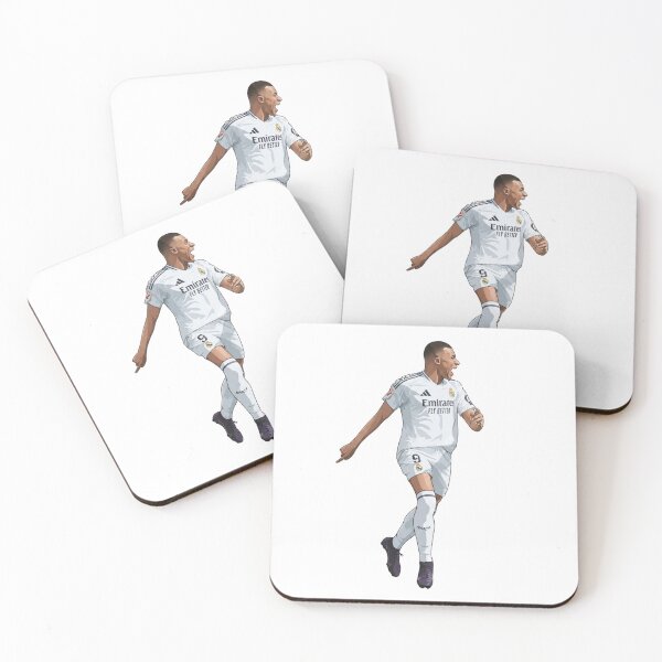 Item preview, Kylian Mbappe Real Madrid Vector Art - Celebration Goal Illustration designed and sold by annaarthk.