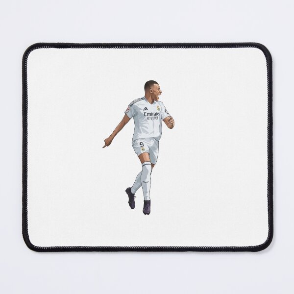 Item preview, Kylian Mbappe Real Madrid Vector Art - Celebration Goal Illustration designed and sold by annaarthk.