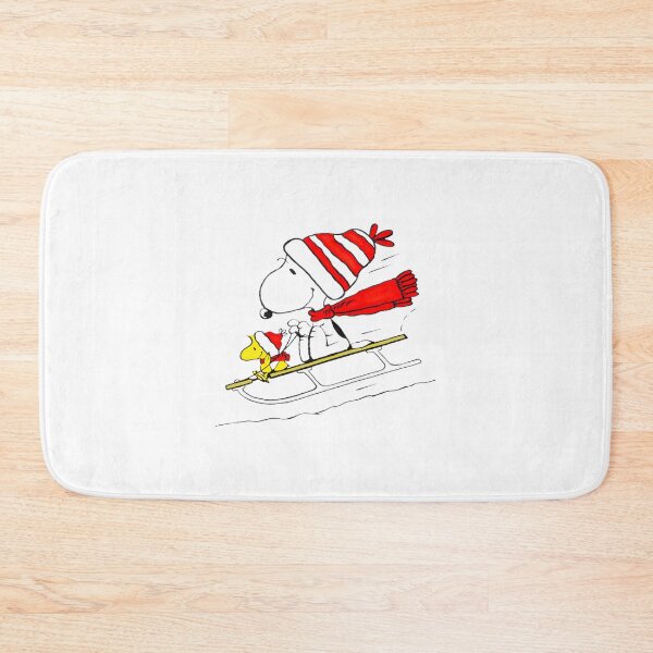 Item preview, Snoopy Woodstock Sledding Winter Holiday Fun designed and sold by meomigvelf.