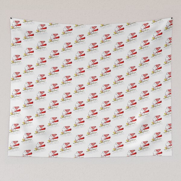Item preview, Snoopy Woodstock Sledding Winter Holiday Fun designed and sold by meomigvelf.