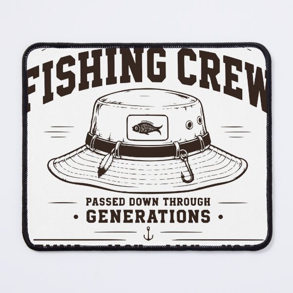Item preview, Grandpa's Fishing Crew Vintage Angler Outdoor Design designed and sold by TeeVerse27.