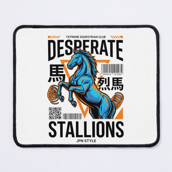 Item preview, Desperate Stallions Japan Style — Extreme Equestrian Club Graphic Tee v3 designed and sold by CornishPixiPony.