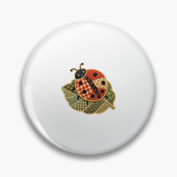 Item preview, Cute Small Ladybug – Cottagecore Botanical Lucky Bug Design designed and sold by AMICO77.