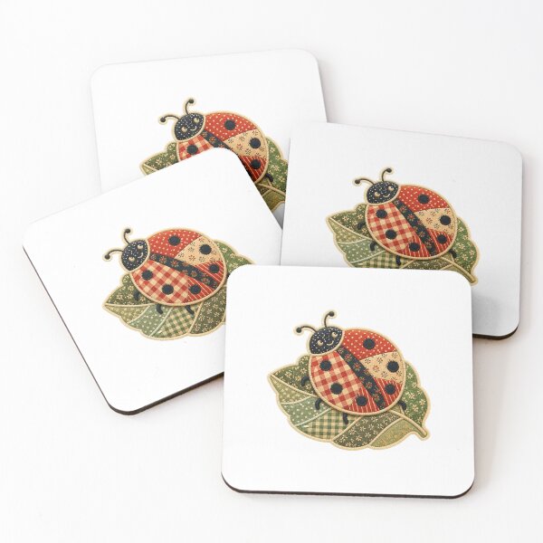 Item preview, Cute Small Ladybug – Cottagecore Botanical Lucky Bug Design designed and sold by AMICO77.