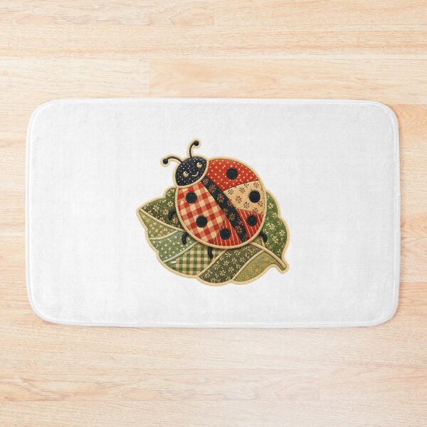 Item preview, Cute Small Ladybug – Cottagecore Botanical Lucky Bug Design designed and sold by AMICO77.