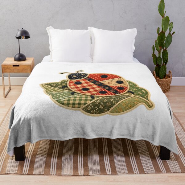 Item preview, Cute Small Ladybug – Cottagecore Botanical Lucky Bug Design designed and sold by AMICO77.