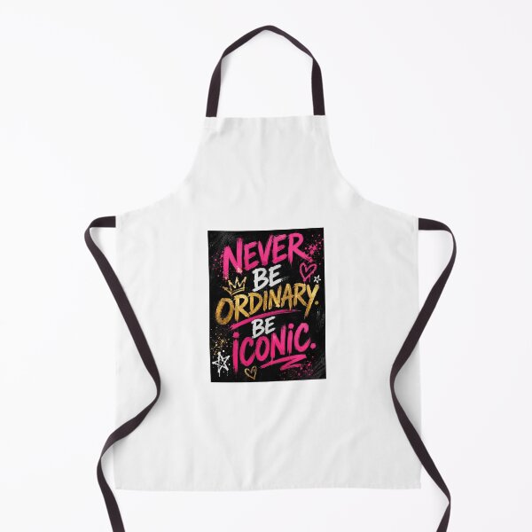Item preview, Never Be Ordinary Be Iconic Gold Pink Brush Lettering Quote designed and sold by Autumnn01.