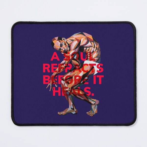 Item preview, "A Soul Refracts Before It Heals" - Cubist Male Figure Modern Art designed and sold by gayishdesign.