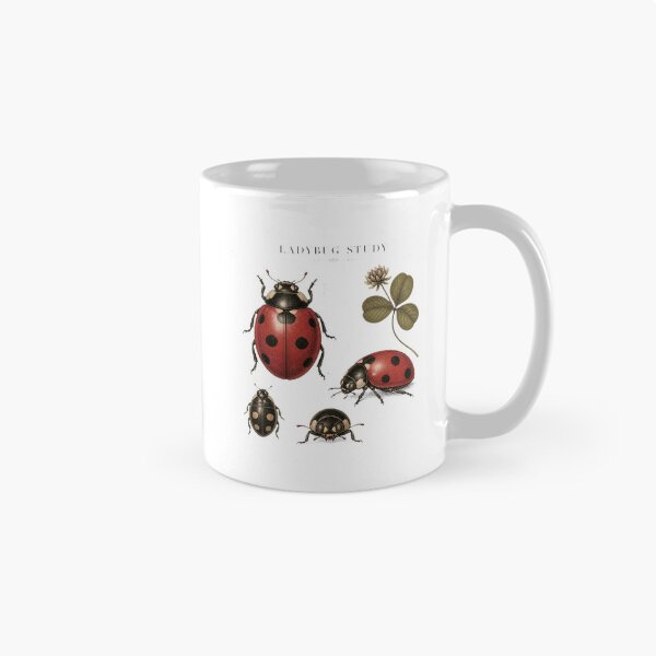Item preview, Cute Small Ladybug – Cottagecore Botanical Lucky Bug Design designed and sold by AMICO77.