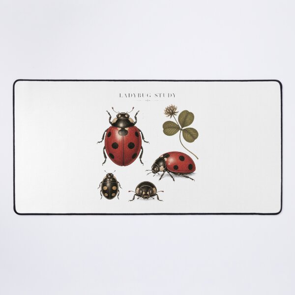 Item preview, Cute Small Ladybug – Cottagecore Botanical Lucky Bug Design designed and sold by AMICO77.