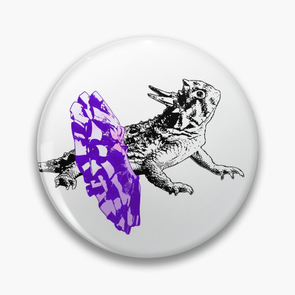 Item preview, Tiny Dancer - Black and White Horned Lizard Wearing a Tutu designed and sold by LittleMissTyne.