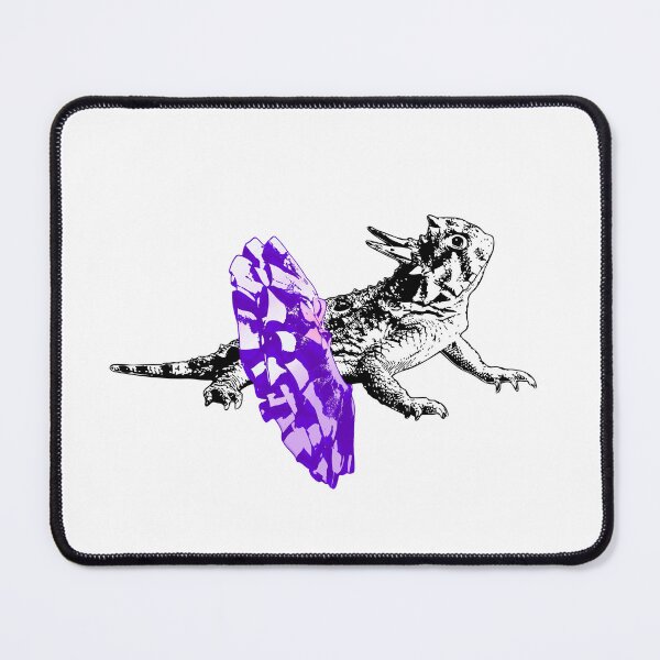 Item preview, Tiny Dancer - Black and White Horned Lizard Wearing a Tutu designed and sold by LittleMissTyne.