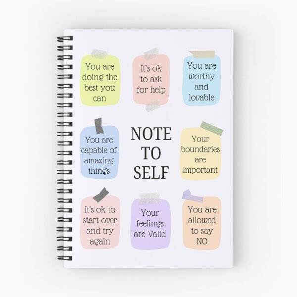Item preview, Note To Self Words Of Inspiration  designed and sold by kaavishehsas.