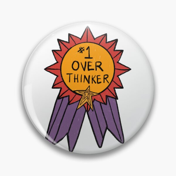 Item preview, #1 Over Thinker Award designed and sold by Stephanie McRae.