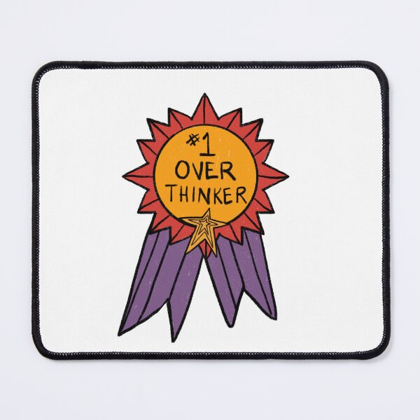 Item preview, #1 Over Thinker Award designed and sold by Stephanie McRae.
