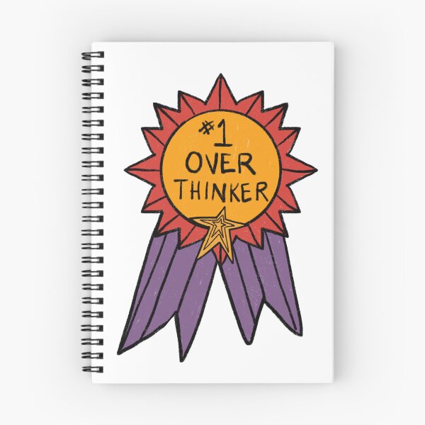 Item preview, #1 Over Thinker Award designed and sold by Stephanie McRae.
