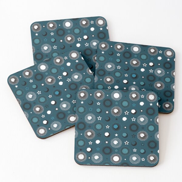 Item preview, Celestial Clockwork (Midnight Teal) designed and sold by odet amo.