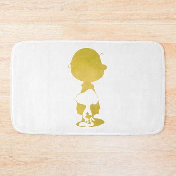 Item preview, Vintage Yellow Charlie Brown & Snoopy Silhouette Art designed and sold by meomigvelf.