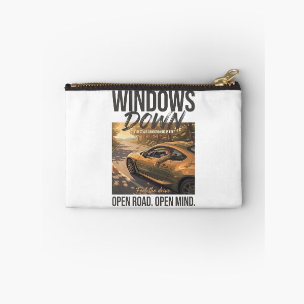 Item preview, Windows Down. | Premium Automotive Streetwear | Open Road Lifestyle Graphic Tee designed and sold by SAJ Design Studio.