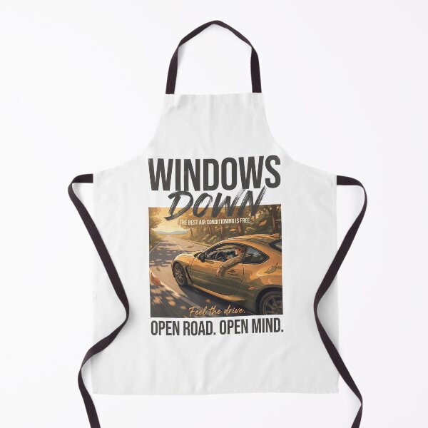 Item preview, Windows Down. | Premium Automotive Streetwear | Open Road Lifestyle Graphic Tee designed and sold by SAJ Design Studio.