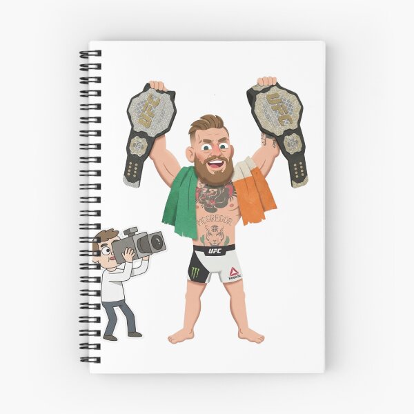 Item preview, Conor McGregor Champ Champ Double Belt Cartoon Art designed and sold by annaarthk.