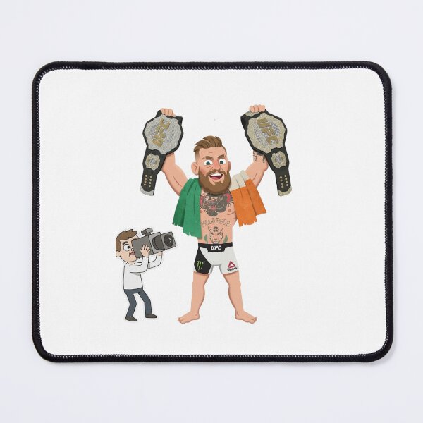 Item preview, Conor McGregor Champ Champ Double Belt Cartoon Art designed and sold by annaarthk.