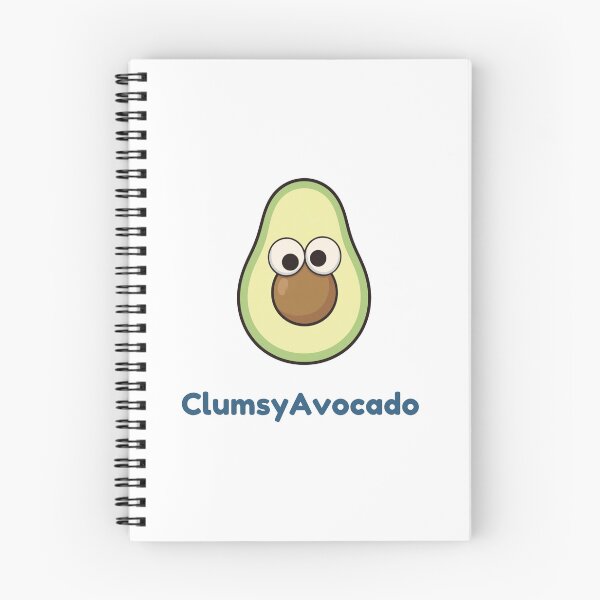 Item preview, Clumsy Avocado Funny Googly Eyes Cute Fruit Cartoon designed and sold by ClumsyStudio.