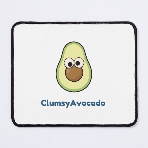Item preview, Clumsy Avocado Funny Googly Eyes Cute Fruit Cartoon designed and sold by ClumsyStudio.