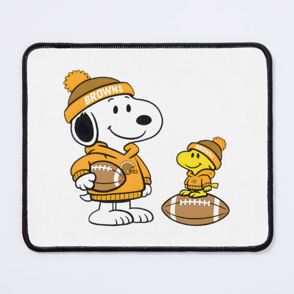 Item preview, Cleveland Browns Snoopy Woodstock Football Style M designed and sold by meomigvelf.