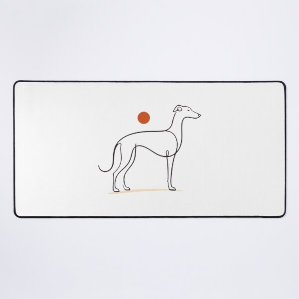 Item preview, Sighthound Dog Art – Greyhound Whippet and Saluki Inspired Design designed and sold by AMICO77.