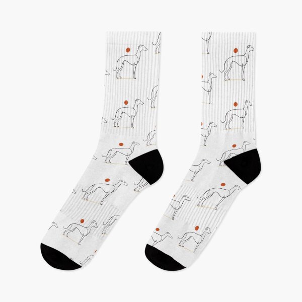 Item preview, Sighthound Dog Art – Greyhound Whippet and Saluki Inspired Design designed and sold by AMICO77.