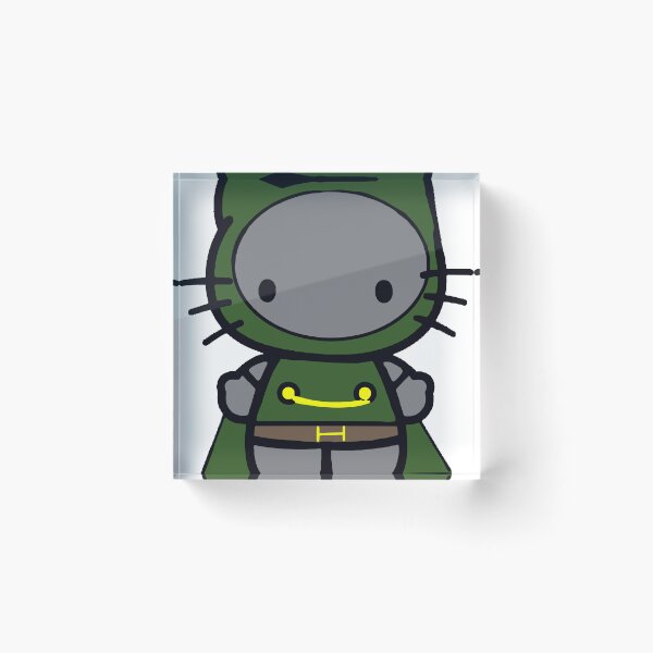 Item preview, Doctor Doom Hello Kitty Marvel Inspired Cute Villain Artwork designed and sold by GeekMix.