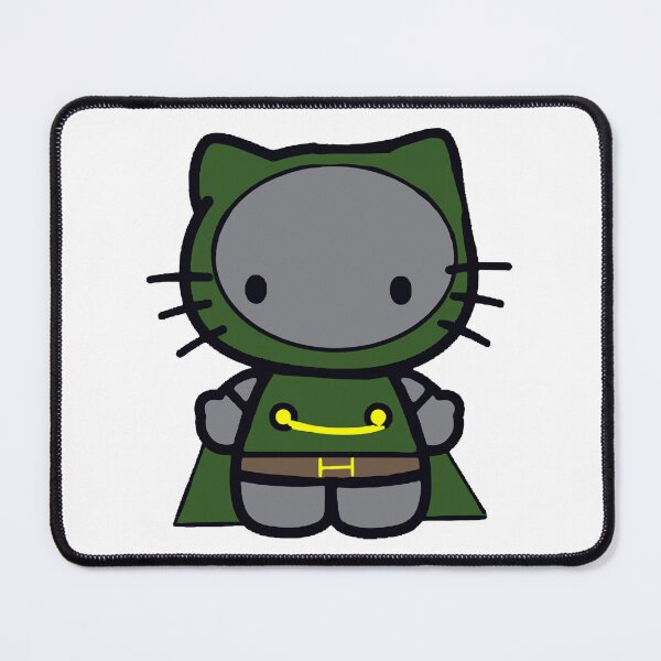 Item preview, Doctor Doom Hello Kitty Marvel Inspired Cute Villain Artwork designed and sold by GeekMix.