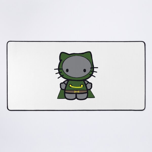Item preview, Doctor Doom Hello Kitty Marvel Inspired Cute Villain Artwork designed and sold by GeekMix.
