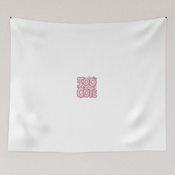 Item preview, Too Cute Pastel Pink Bubble Letters Kawaii Coquette Art designed and sold by Autumnn01.