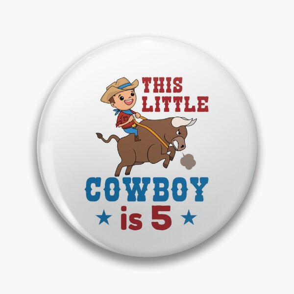 Item preview, This Little Cowboy is 5 Rodeo Birthday designed and sold by jaygo.