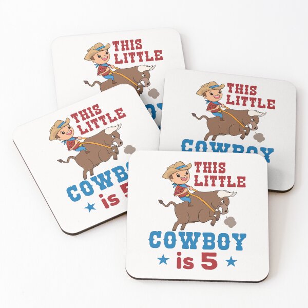 Item preview, This Little Cowboy is 5 Rodeo Birthday designed and sold by jaygo.