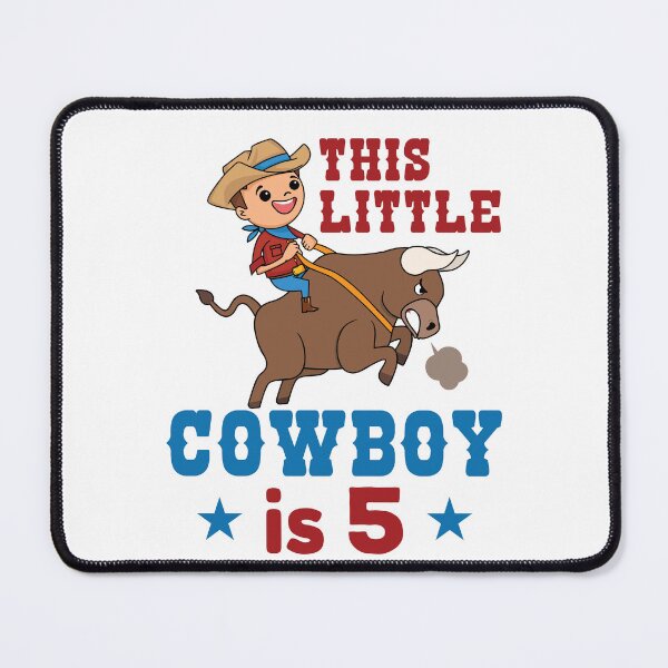 Item preview, This Little Cowboy is 5 Rodeo Birthday designed and sold by jaygo.