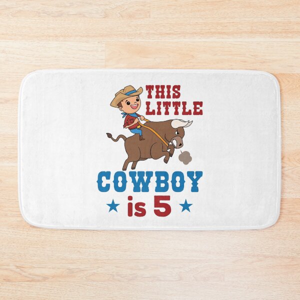 Item preview, This Little Cowboy is 5 Rodeo Birthday designed and sold by jaygo.