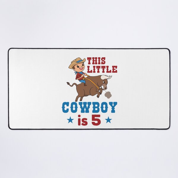 Item preview, This Little Cowboy is 5 Rodeo Birthday designed and sold by jaygo.