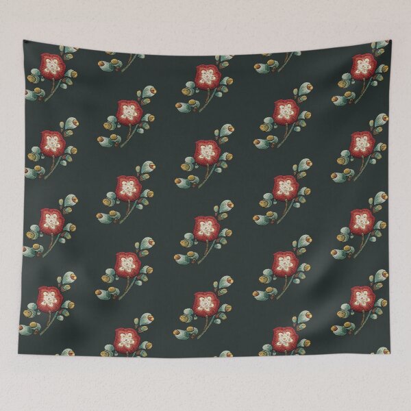 Item preview, Korean Traditional Embroidery Flower Pattern designed and sold by Yiruda-Art.