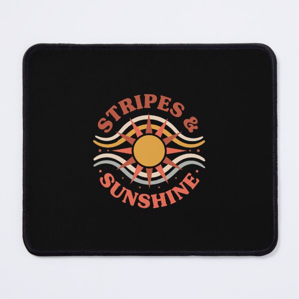 Item preview, Stripes & Sunshine T-Shirt, Retro Summer Shirt, Vintage Colorful Tee, Casual Fashion Gift designed and sold by Daily Mood Tees.