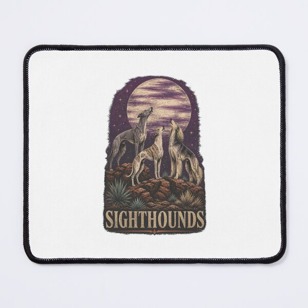 Item preview, Sighthound Dog Art – Greyhound Whippet and Saluki Inspired Design designed and sold by AMICO77.