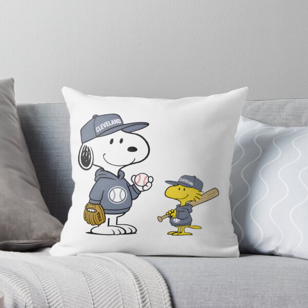 Item preview, Cleveland Guardians Snoopy Woodstock Baseball Style M designed and sold by meomigvelf.