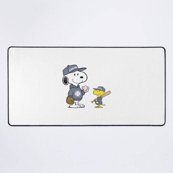 Item preview, Cleveland Guardians Snoopy Woodstock Baseball Style M designed and sold by meomigvelf.